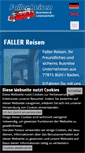 Mobile Screenshot of faller-reisen.de