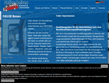 Tablet Screenshot of faller-reisen.de